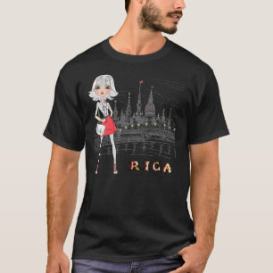 Petite fille en Riga, Lettonie T-shirt classique