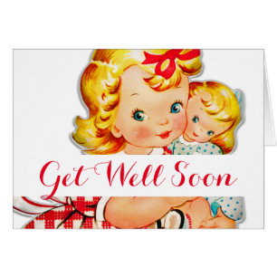 Petite fille retro vintage poupée