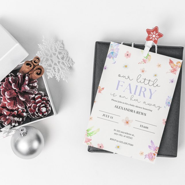 Petite fleur fée budget baby shower inventer (Créateur téléchargé)