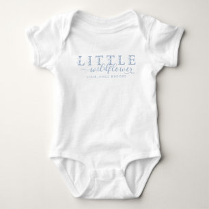 Petite Fleur Sauvage Body personnalisé pour bébé