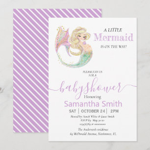 PETITE FUMÉE SUR LE CHEMIN Baby shower Invitation