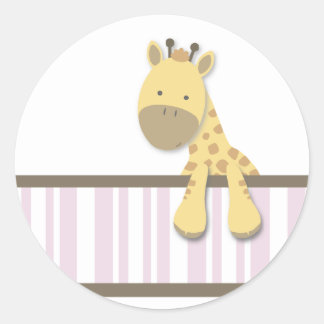 Petite girafe {rose} | Stickers
