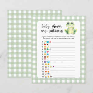 Petite grenouille - jeu de pictionary emoji pour b