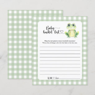 Petite grenouille mignonne - Liste de choses à fai