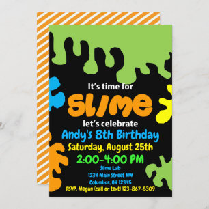 Petite invitation à la fête d'anniversaire; labora