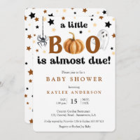 Petite invitation Baby shower Halloween