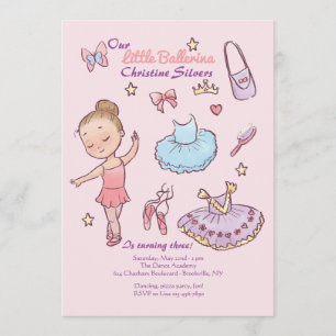 Petite invitation de ballerine