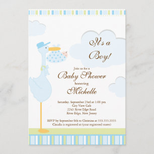 Petite invitation mignonne de baby shower de