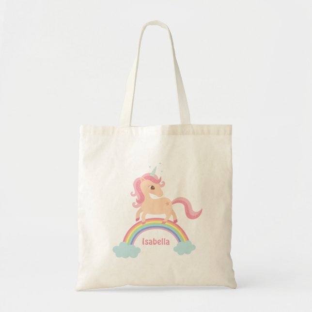 Petite licorne avec l'étoile sur le sac (Devant)