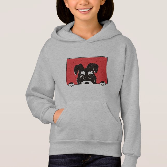 Petite marionnette noire Schnauzer (Devant)