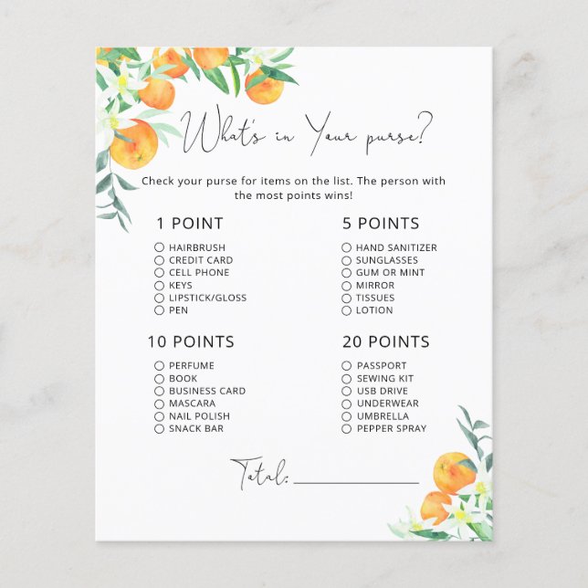 Petite mignonne Whats dans votre sac à main (Devant)