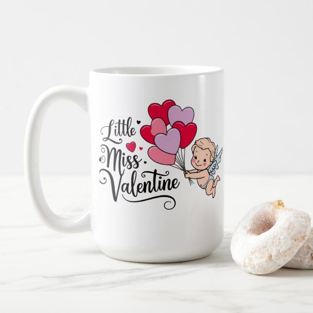petite miss valentine Mug cadeau, Mug cadeau, Mug (Avec donut)
