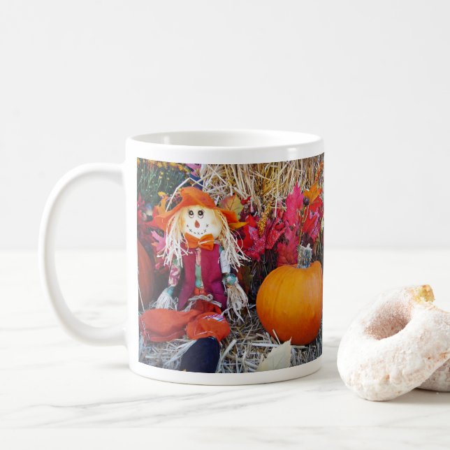 Petite Mister Scarecrow Coffee Mug (Avec donut)