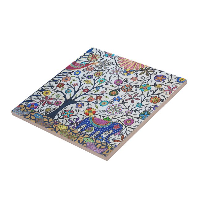 Petite nature de carreau de céramique (Côté)