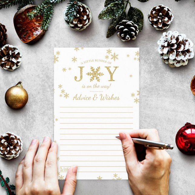 Petite Offre De Joie Baby shower De Noël Conseils (Créateur téléchargé)