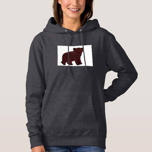 Petite ours Sweat - shirt à capuche (Devant)