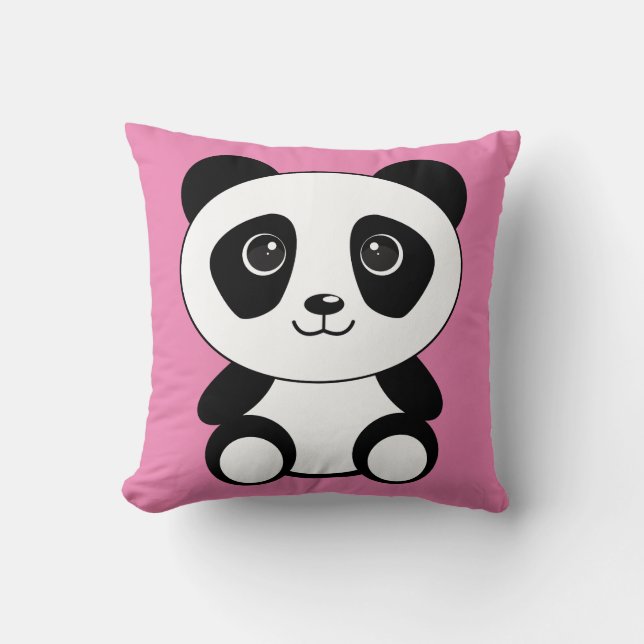 PETITE PANDA OURS COUSSIN ROSE (Recto)