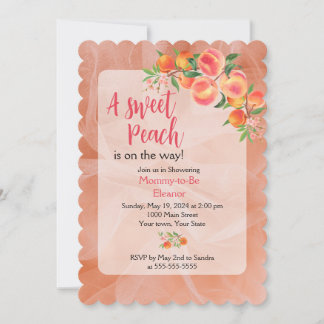 Petite Pêche Bébé Douche Invitations