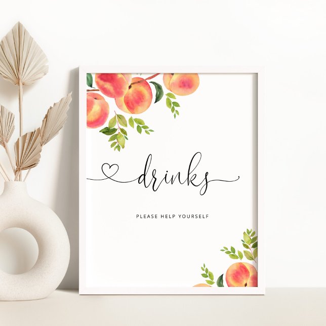 Petite pêche douce Boissons vous aider Poster (Créateur téléchargé)