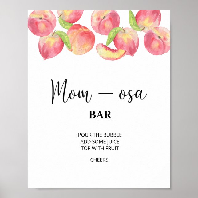 Petite pêche \ Maman-osa bar Poster (Devant)