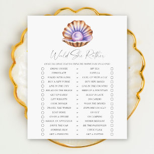 Petite perle baby shower voudrait-elle Plaire jeu