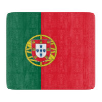 Petite planche à découper en verre avec drapeau du