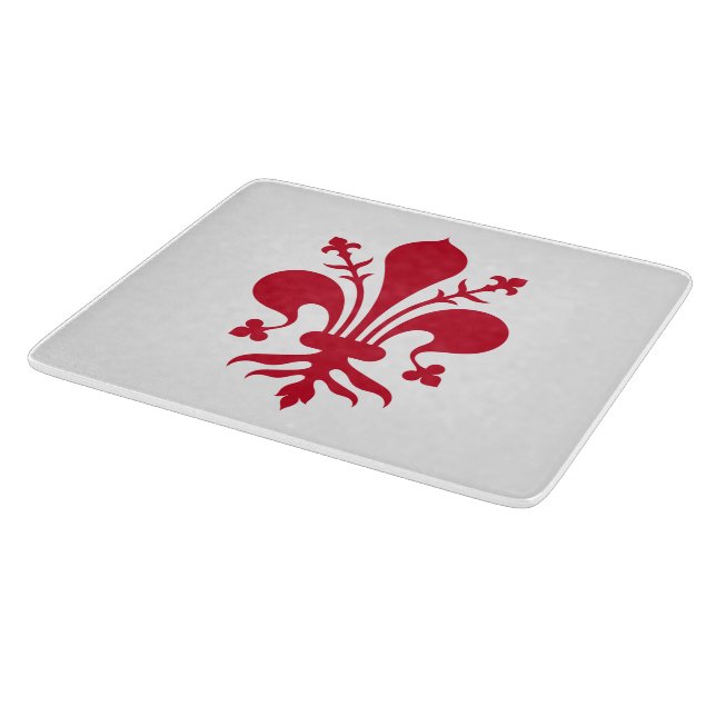 Petite planche à découper en verre avec le drapeau (Coin)