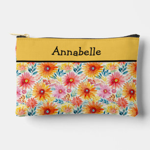 Petite pochette d'accessoires colorée
