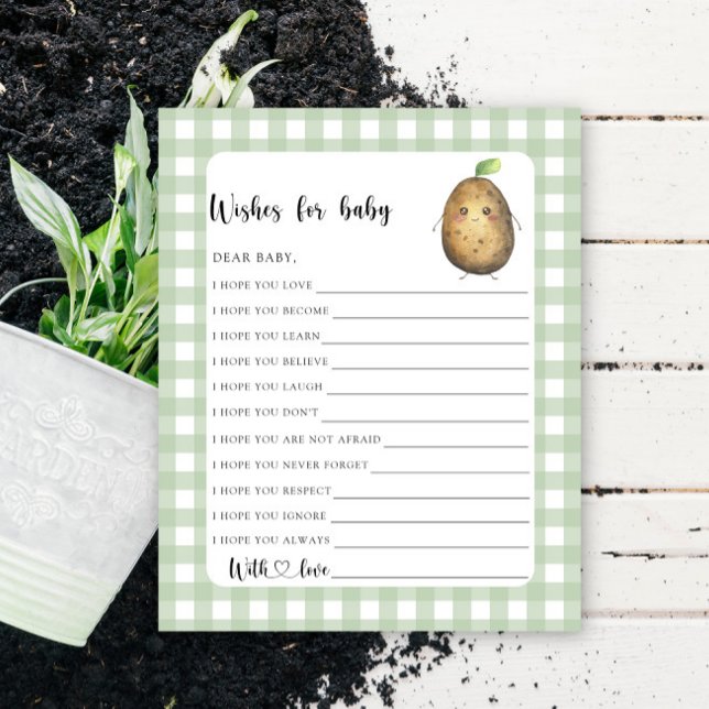 Petite Pomme de terre Voeux pour bébé (Créateur téléchargé)