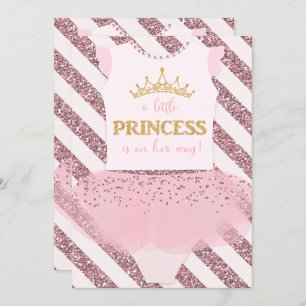 Petite princesse Baby shower Invitation