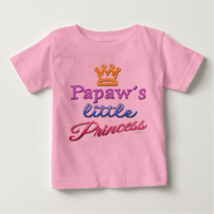 Petite princesse Baby Toddler T-Shirt de la papaye