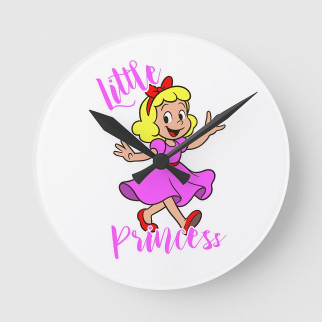 Petite Princesse Horloge ronde (Recto)
