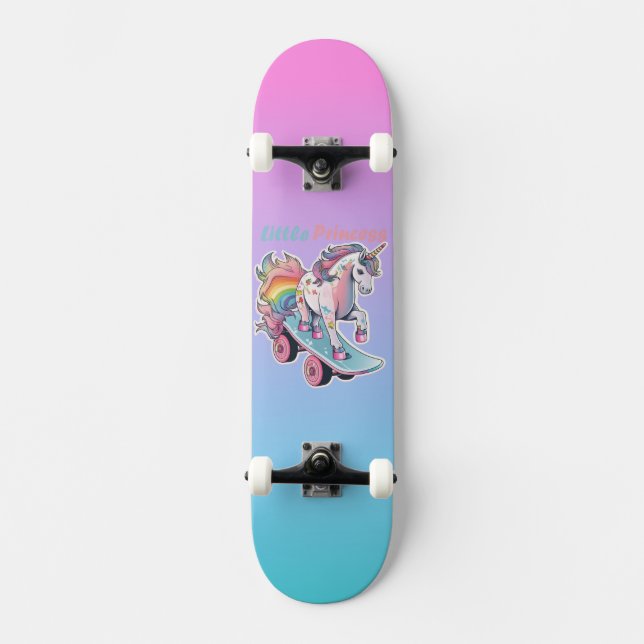 Petite princesse skateboard (Recto)