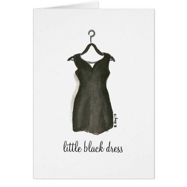 Petite robe noire Cocktail Fête Vêtements de mode (Devant)