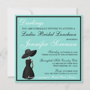 Petite robe noire Dames Déjeuner Douche Party