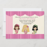 Petite Salon Beautés Spa Invitation