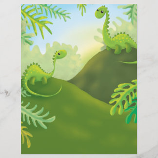 petite scène de terrain de dinosaure