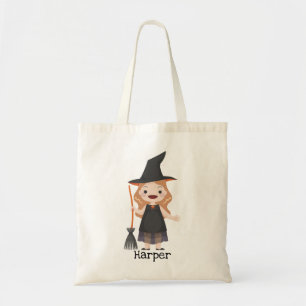 Petite sorcière ou sac de traitement Halloween