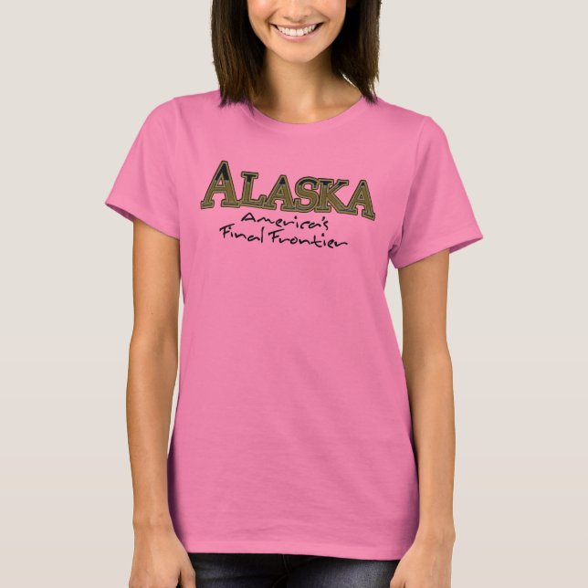 Petite T-Shirt pour dames de la Frontière finale (Devant)