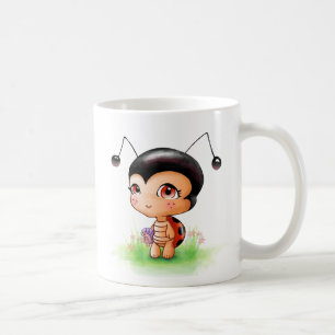 Petite tasse de fille de coccinelle