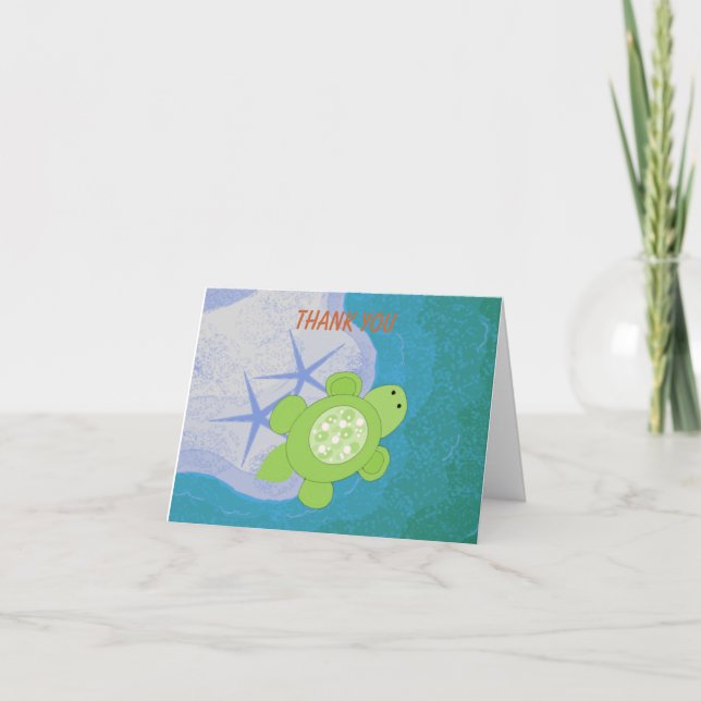 Petite Tortue Verte Merci (Devant)