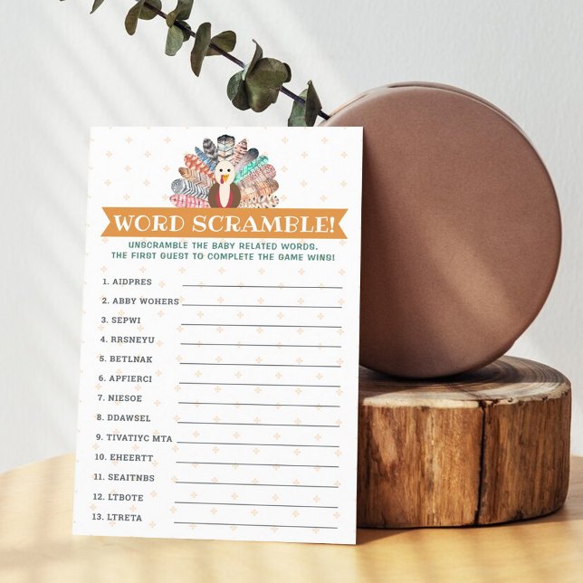 Petite Turquie En Route ! Baby shower de Thanksgiv (Créateur téléchargé)