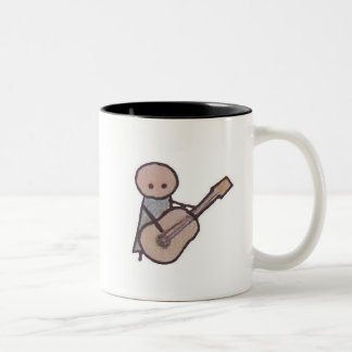 Petite une tasse de ton de la guitare deux