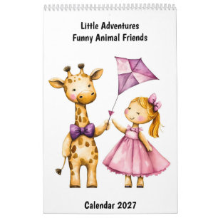 Petites Aventures – Calendrier drôle d'amis animau