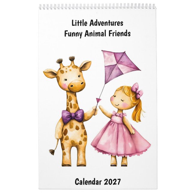 Petites Aventures – Calendrier drôle d'amis animau (Protection)