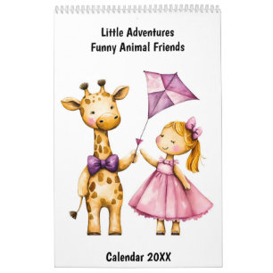 Petites Aventures – Calendrier drôle d'amis animau