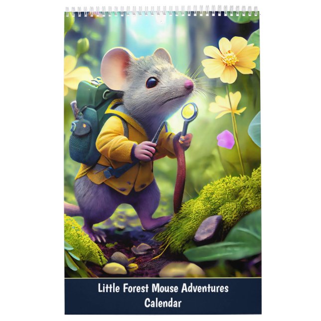 Petites Aventures de Souris de Forêt – Calendrier (Protection)