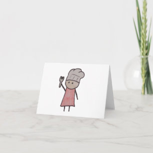 Petites cartes d'une note de chef