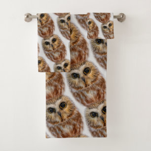 Petites chouettes sawwhet adorables