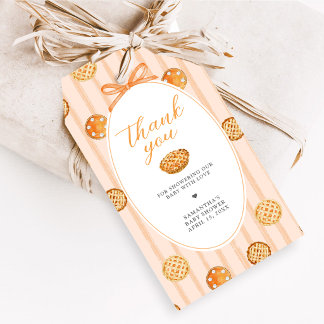 Petites étiquettes de faveur de Baby Shower automn